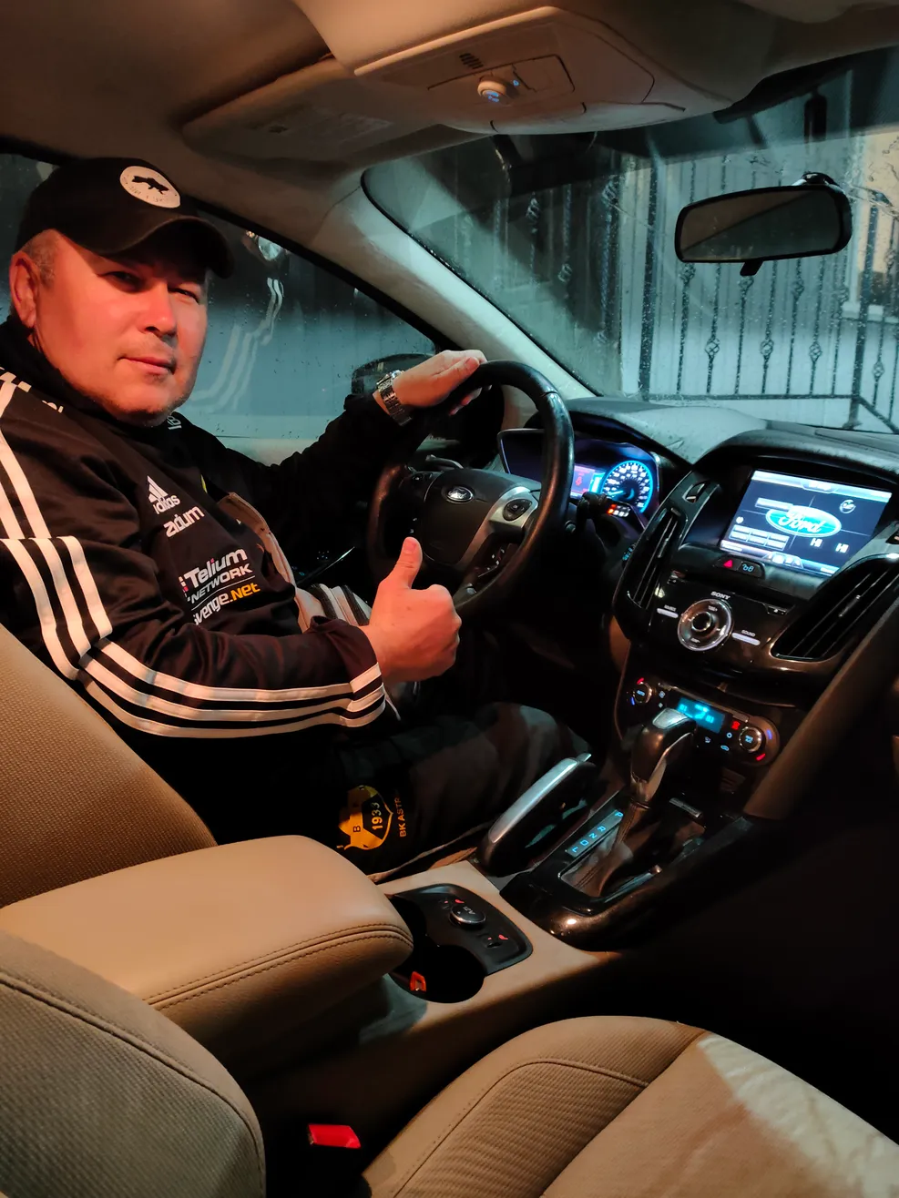 Валерій Терещенко в авто